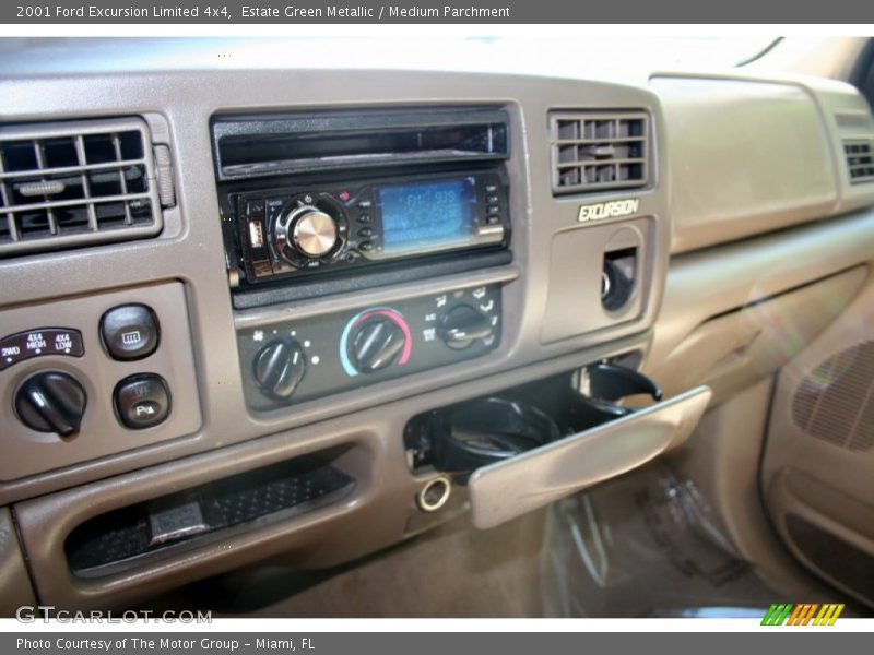 Estate Green Metallic / Medium Parchment 2001 Ford Excursion Limited 4x4