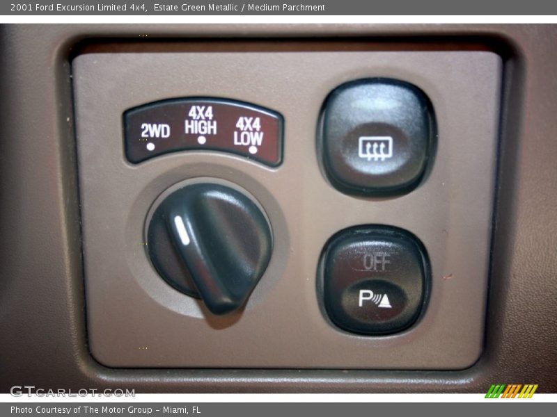 Estate Green Metallic / Medium Parchment 2001 Ford Excursion Limited 4x4