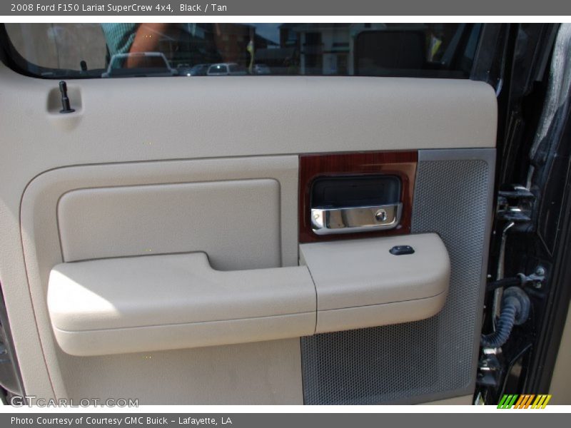 Black / Tan 2008 Ford F150 Lariat SuperCrew 4x4