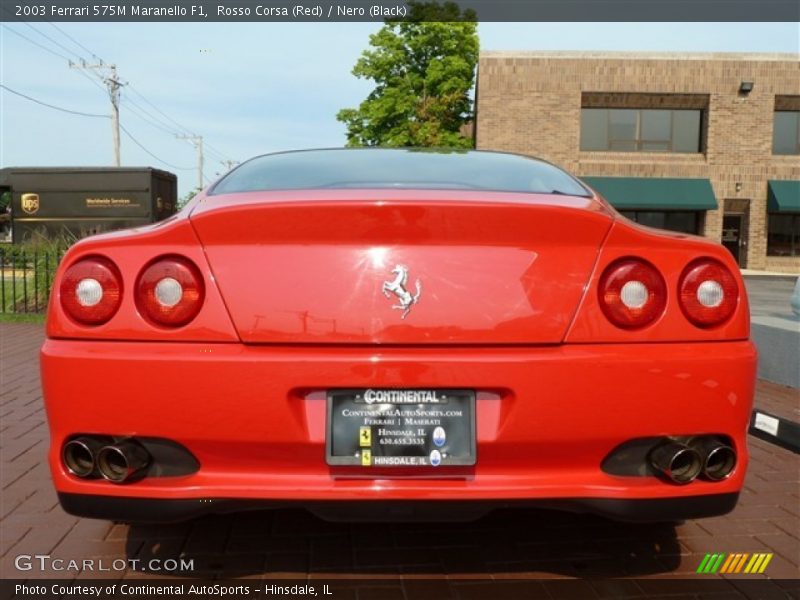 Rosso Corsa (Red) / Nero (Black) 2003 Ferrari 575M Maranello F1