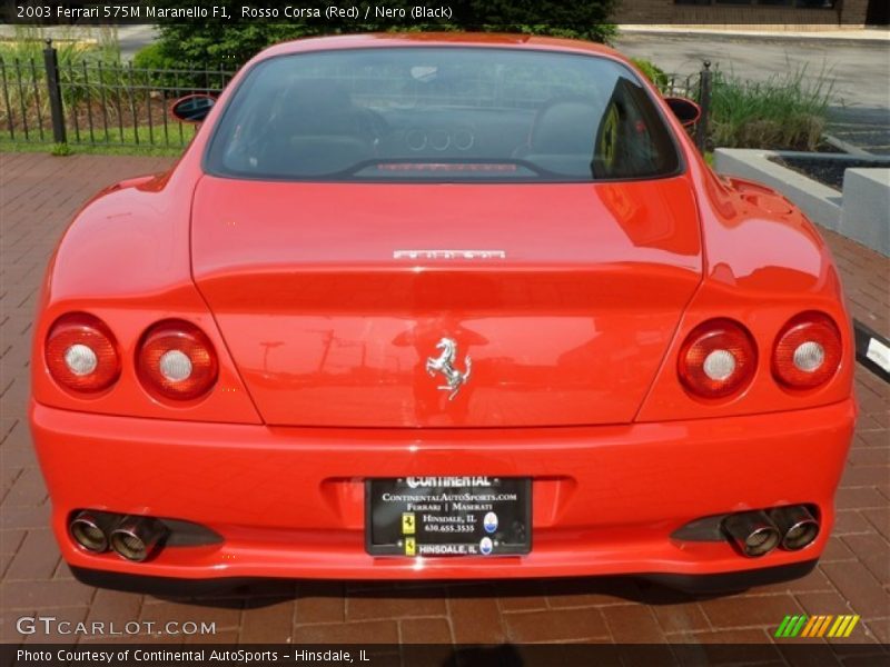 Rosso Corsa (Red) / Nero (Black) 2003 Ferrari 575M Maranello F1