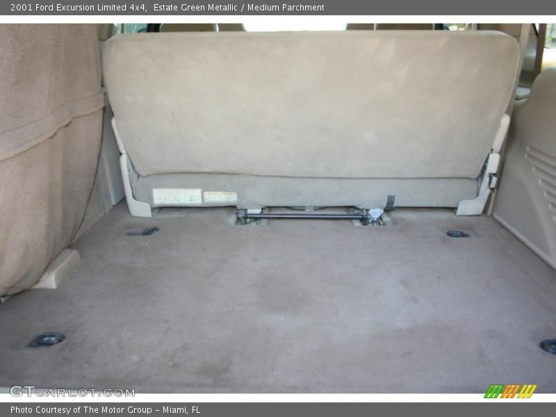 Estate Green Metallic / Medium Parchment 2001 Ford Excursion Limited 4x4