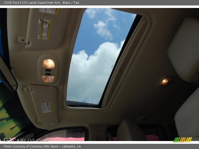 Black / Tan 2008 Ford F150 Lariat SuperCrew 4x4