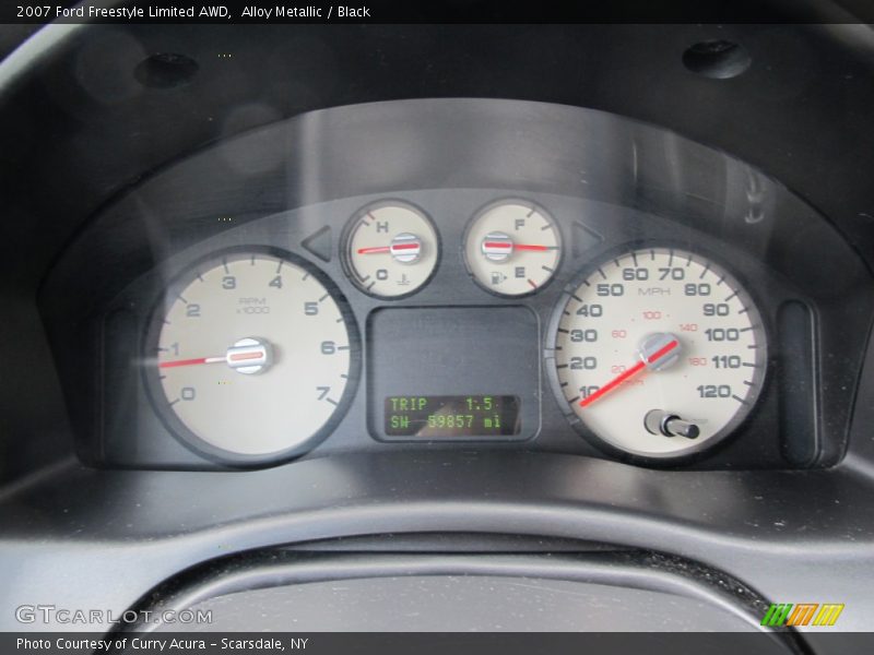 Alloy Metallic / Black 2007 Ford Freestyle Limited AWD