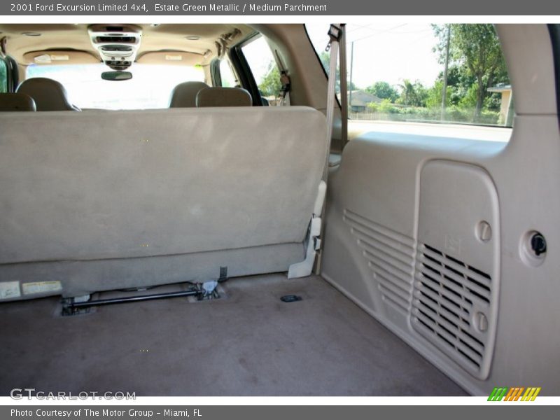 Estate Green Metallic / Medium Parchment 2001 Ford Excursion Limited 4x4