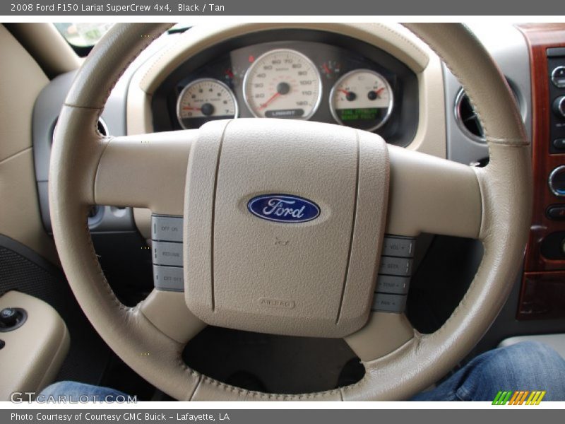 Black / Tan 2008 Ford F150 Lariat SuperCrew 4x4