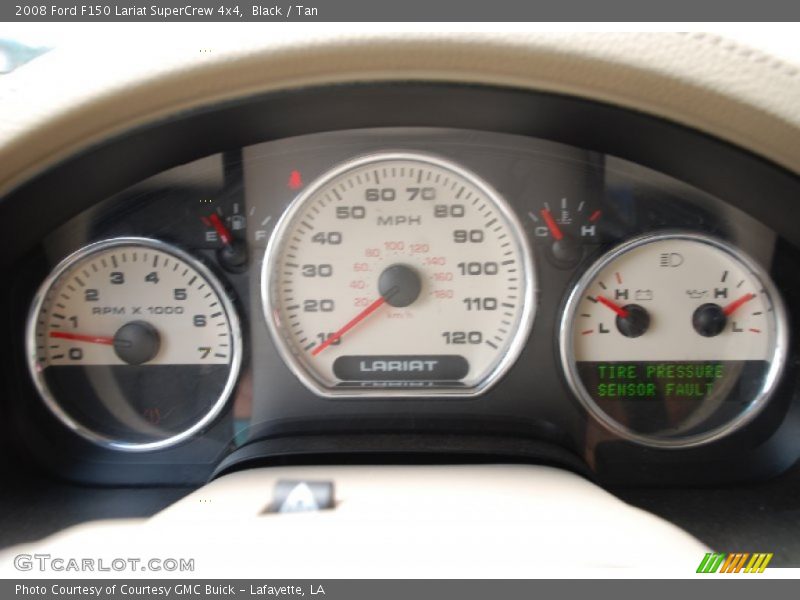 Black / Tan 2008 Ford F150 Lariat SuperCrew 4x4