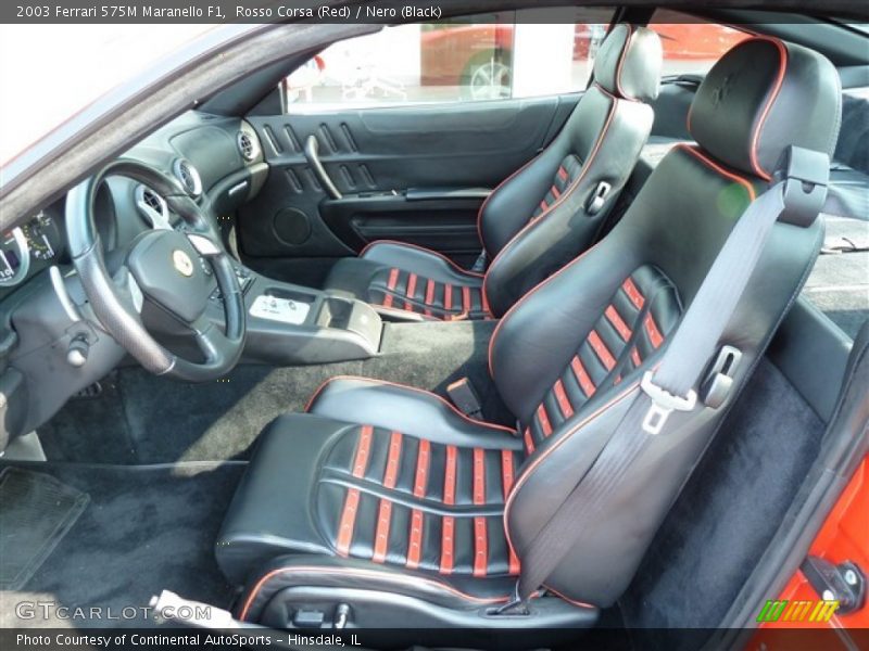  2003 575M Maranello F1 Nero (Black) Interior