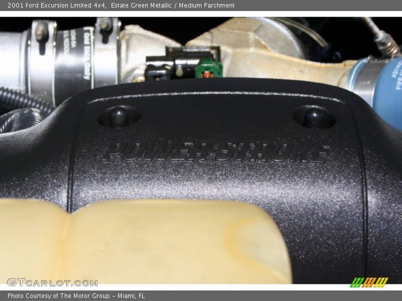 Estate Green Metallic / Medium Parchment 2001 Ford Excursion Limited 4x4