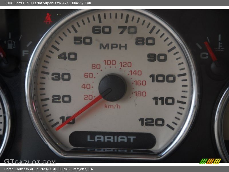 Black / Tan 2008 Ford F150 Lariat SuperCrew 4x4
