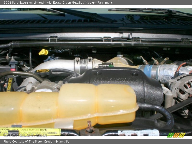 Estate Green Metallic / Medium Parchment 2001 Ford Excursion Limited 4x4