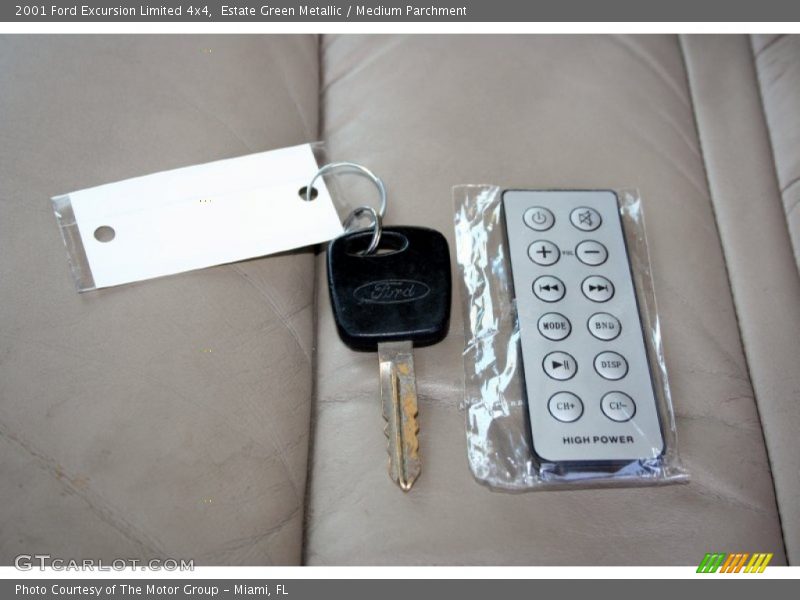 Estate Green Metallic / Medium Parchment 2001 Ford Excursion Limited 4x4