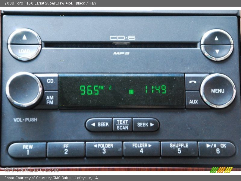 Black / Tan 2008 Ford F150 Lariat SuperCrew 4x4