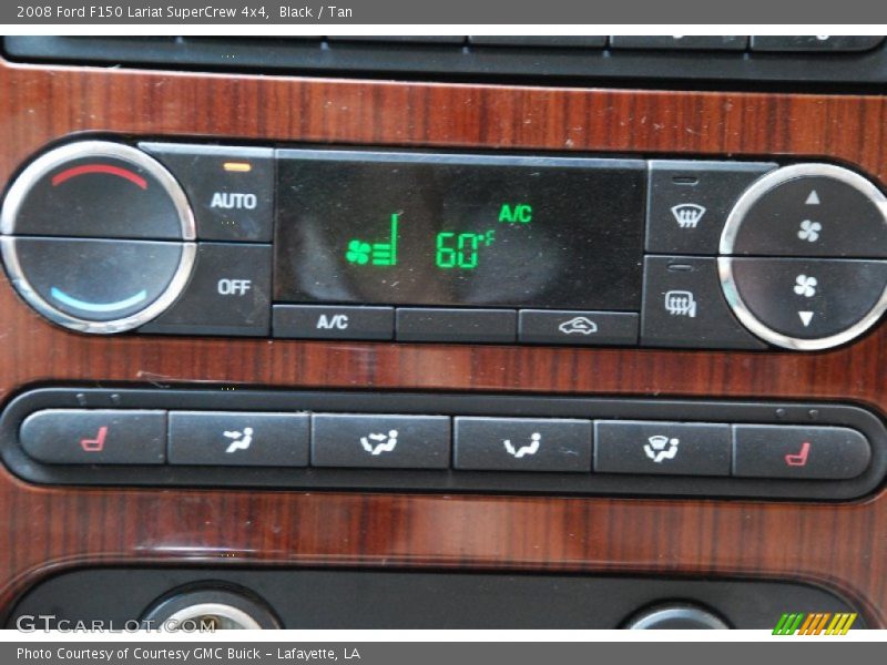 Black / Tan 2008 Ford F150 Lariat SuperCrew 4x4