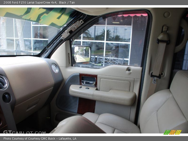 Black / Tan 2008 Ford F150 Lariat SuperCrew 4x4