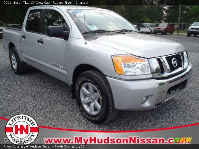 Radiant Silver / Charcoal 2011 Nissan Titan SV Crew Cab