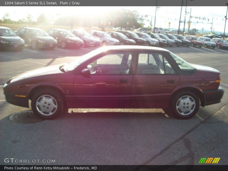 Plum / Gray 1994 Saturn S Series SL1 Sedan