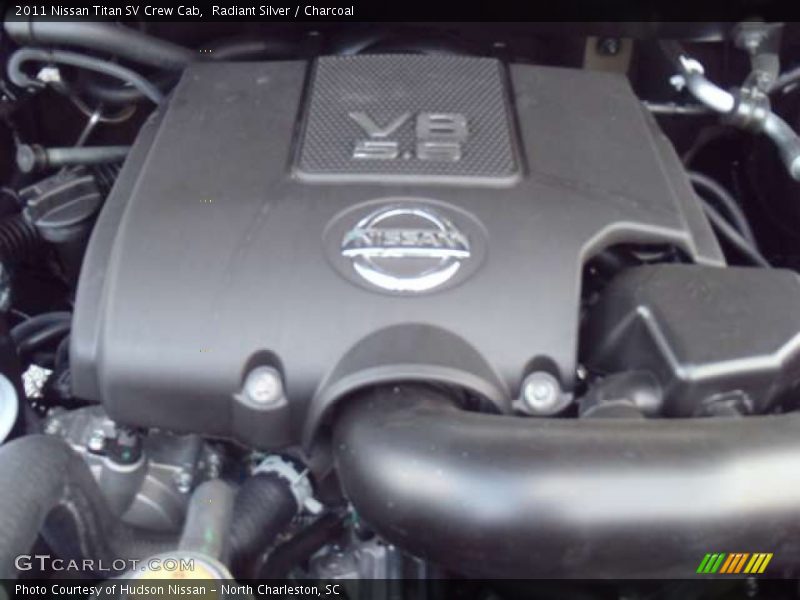 Radiant Silver / Charcoal 2011 Nissan Titan SV Crew Cab