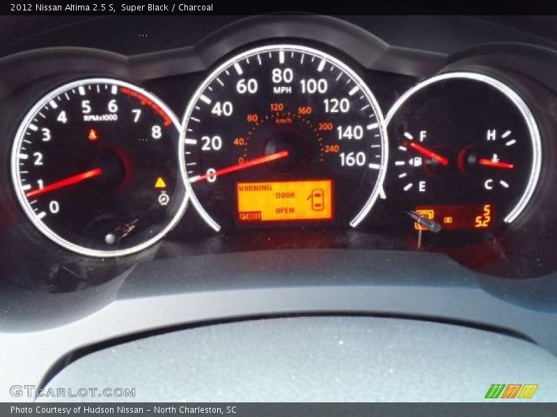 Super Black / Charcoal 2012 Nissan Altima 2.5 S