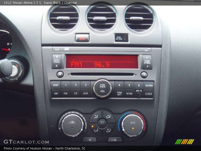 Super Black / Charcoal 2012 Nissan Altima 2.5 S