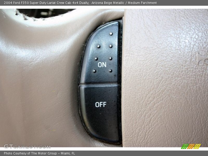 Arizona Beige Metallic / Medium Parchment 2004 Ford F350 Super Duty Lariat Crew Cab 4x4 Dually
