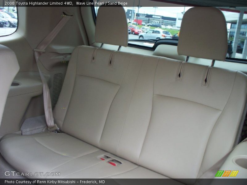 Wave Line Pearl / Sand Beige 2008 Toyota Highlander Limited 4WD