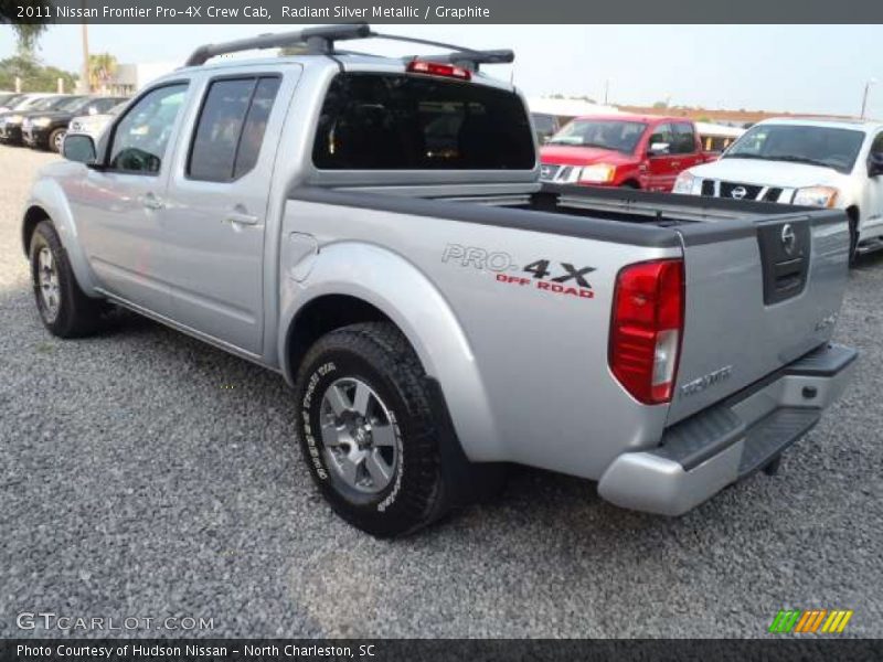 Radiant Silver Metallic / Graphite 2011 Nissan Frontier Pro-4X Crew Cab