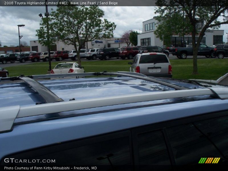 Wave Line Pearl / Sand Beige 2008 Toyota Highlander Limited 4WD