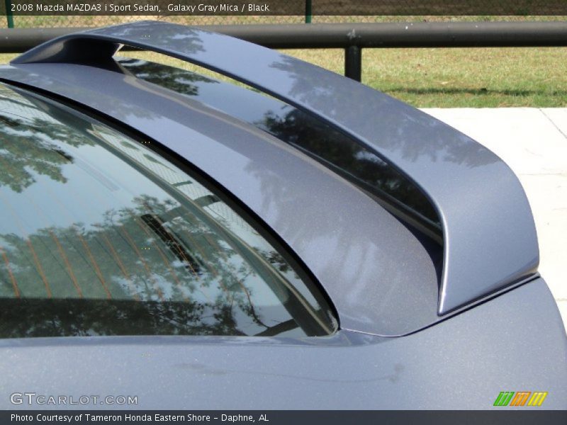 Galaxy Gray Mica / Black 2008 Mazda MAZDA3 i Sport Sedan