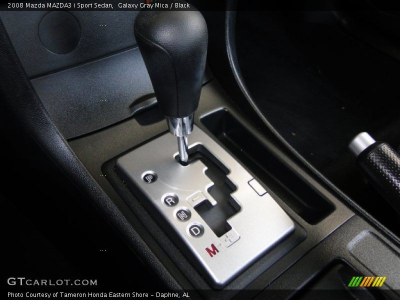 Galaxy Gray Mica / Black 2008 Mazda MAZDA3 i Sport Sedan