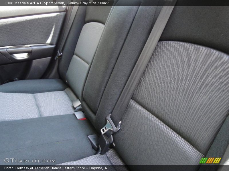 Galaxy Gray Mica / Black 2008 Mazda MAZDA3 i Sport Sedan