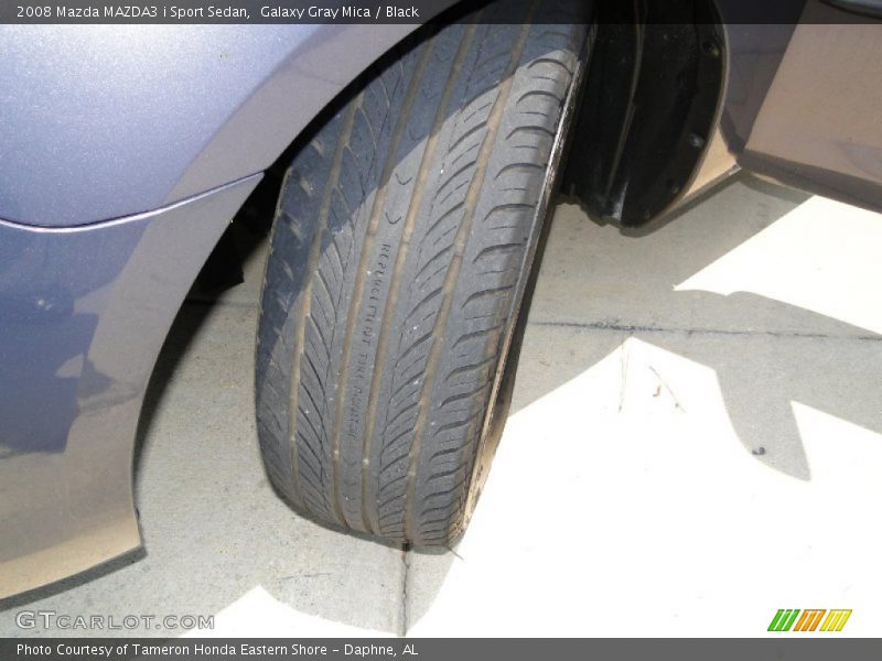 Galaxy Gray Mica / Black 2008 Mazda MAZDA3 i Sport Sedan