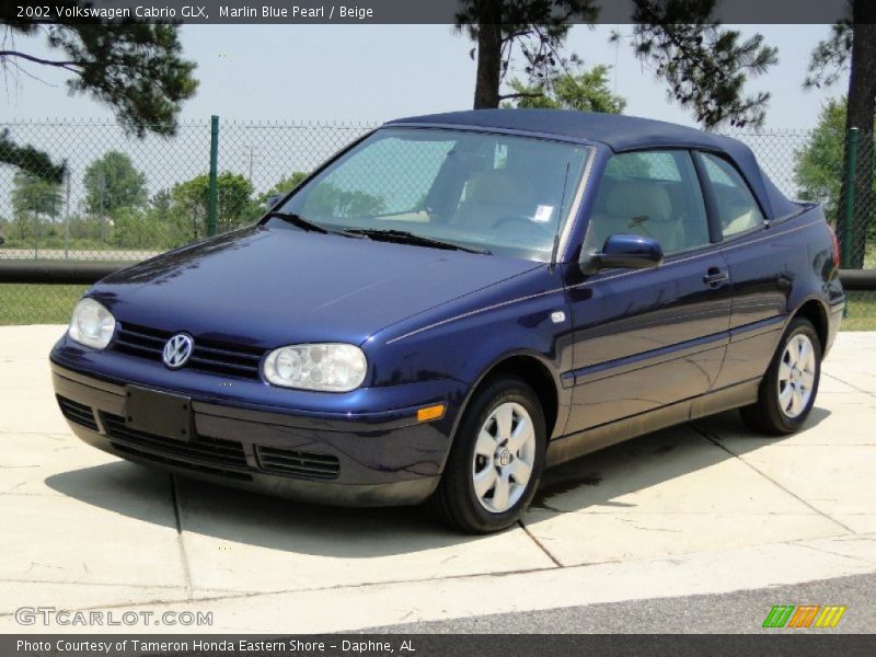 Front 3/4 View of 2002 Cabrio GLX
