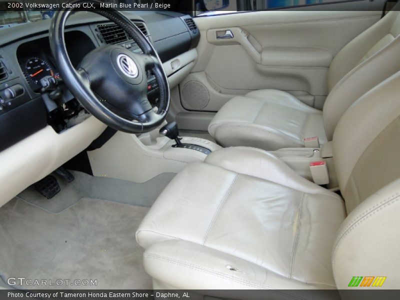  2002 Cabrio GLX Beige Interior
