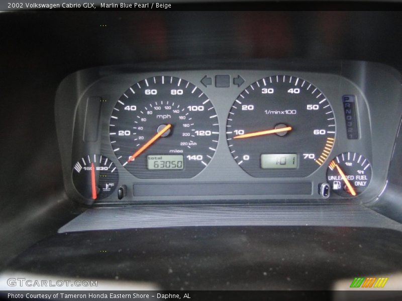  2002 Cabrio GLX GLX Gauges