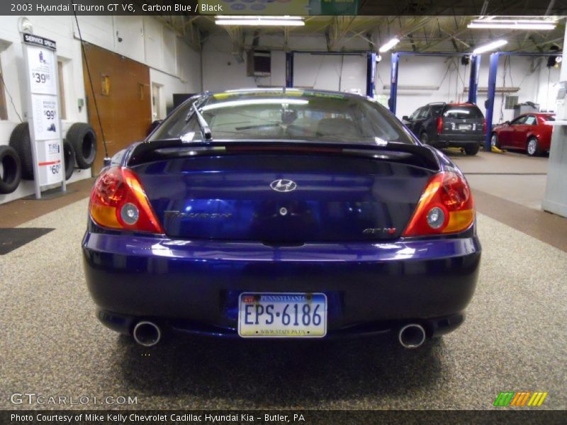 Carbon Blue / Black 2003 Hyundai Tiburon GT V6