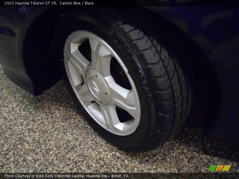 Carbon Blue / Black 2003 Hyundai Tiburon GT V6