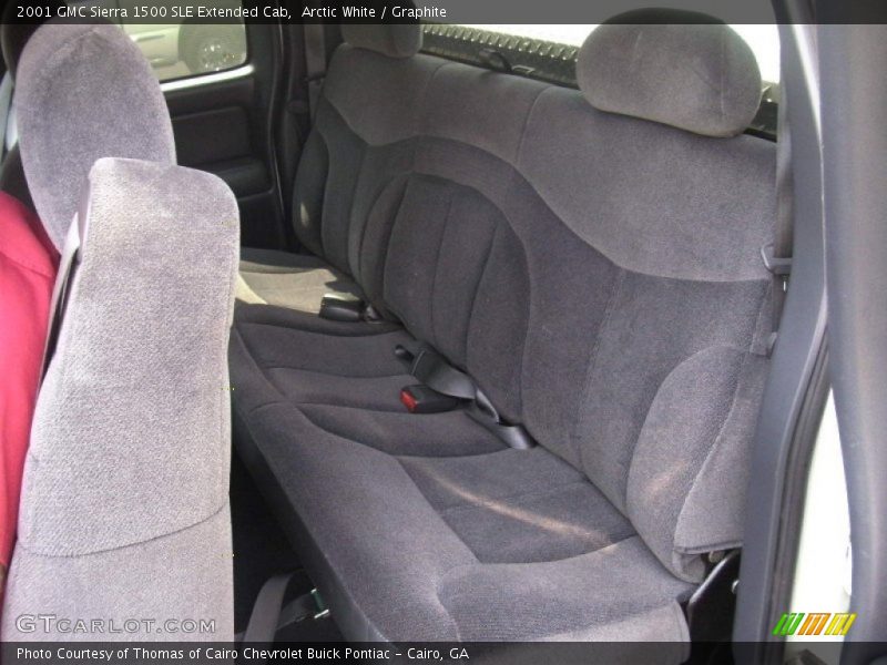 Arctic White / Graphite 2001 GMC Sierra 1500 SLE Extended Cab