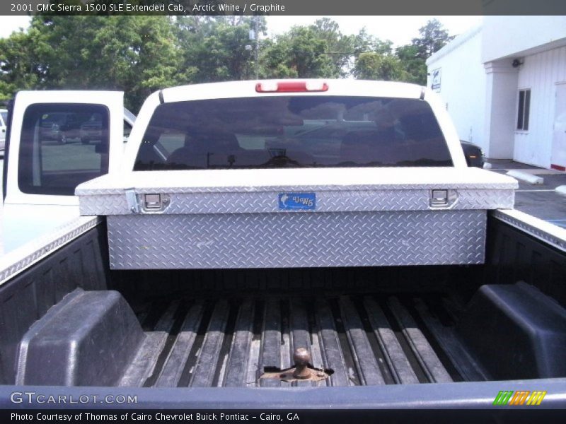 Arctic White / Graphite 2001 GMC Sierra 1500 SLE Extended Cab