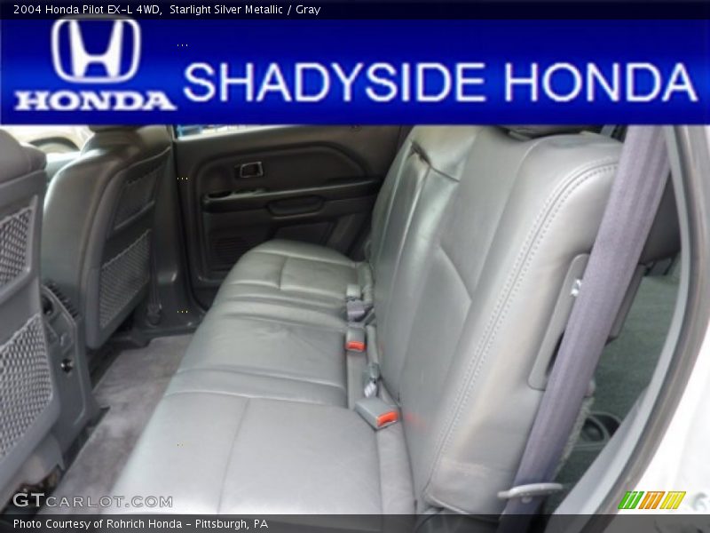Starlight Silver Metallic / Gray 2004 Honda Pilot EX-L 4WD
