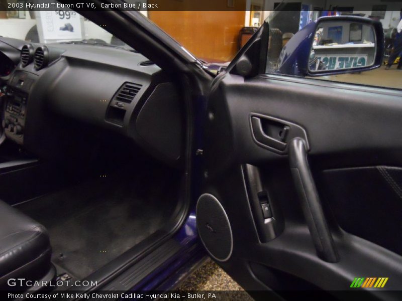 Carbon Blue / Black 2003 Hyundai Tiburon GT V6