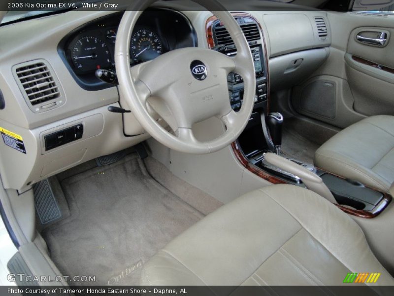  2006 Optima EX V6 Gray Interior