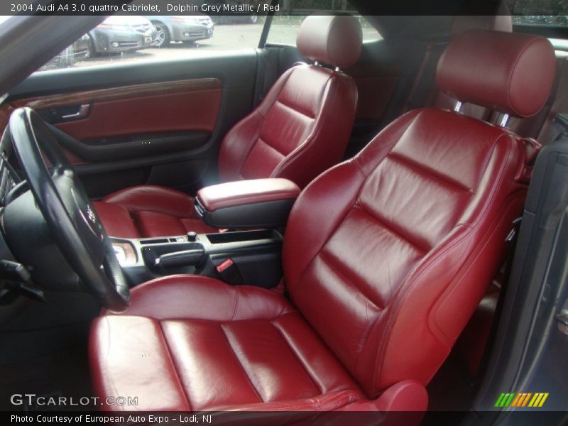  2004 A4 3.0 quattro Cabriolet Red Interior