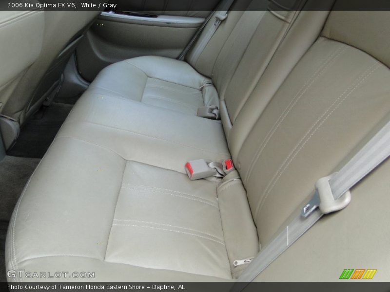 White / Gray 2006 Kia Optima EX V6