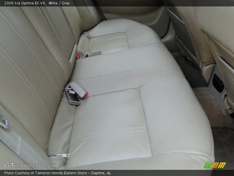 White / Gray 2006 Kia Optima EX V6