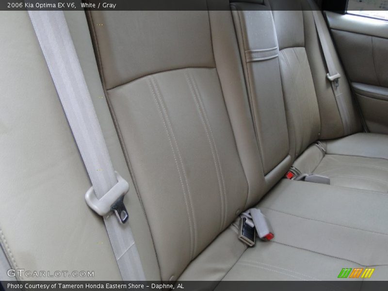 White / Gray 2006 Kia Optima EX V6