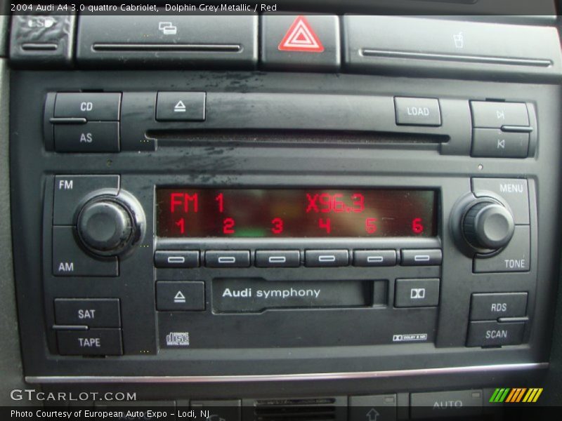 Controls of 2004 A4 3.0 quattro Cabriolet