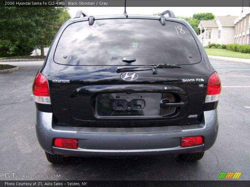 Black Obsidian / Gray 2006 Hyundai Santa Fe GLS 4WD