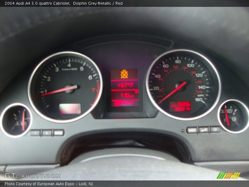  2004 A4 3.0 quattro Cabriolet 3.0 quattro Cabriolet Gauges