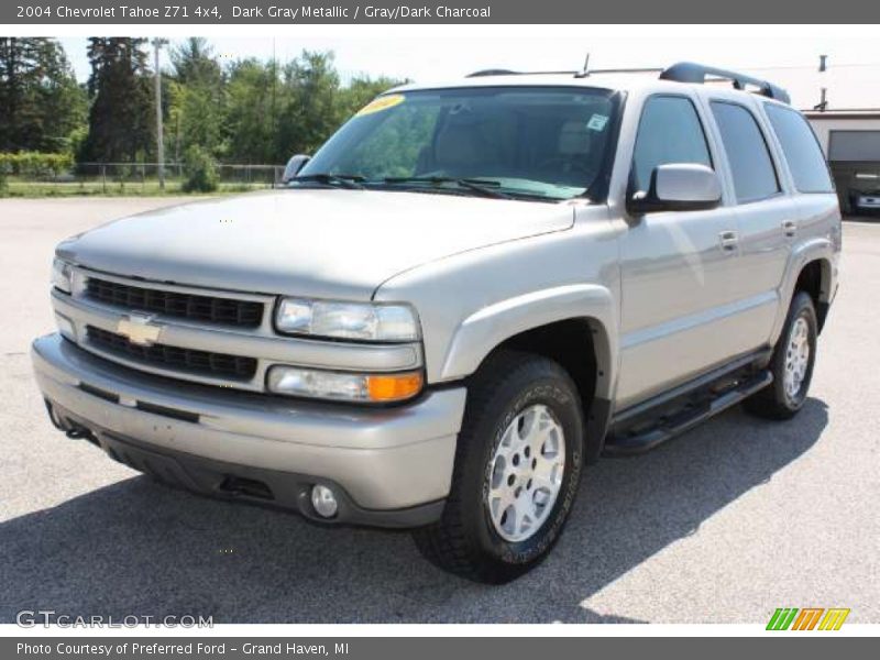Dark Gray Metallic / Gray/Dark Charcoal 2004 Chevrolet Tahoe Z71 4x4